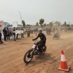 Sepeda Motor Bebek Balapan di Trek Tanah Datar, Indonesia Cub Meeting 2023