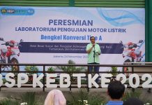 Dirjen EBTKE Resmikan Laboratorium Pengujian Motor Listrik dan Bengkel Konversi Tipe A