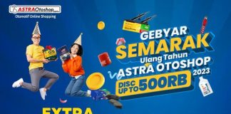 Gebyar Semarak Ulang Tahun Astra Otoshop, 12 Kode Diskon