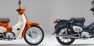 Honda Super Cub 110 dan Cross Cub 110 Dibalut Dengan Warna Baru