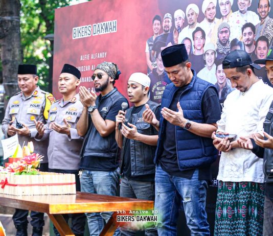 Doa untuk Palestina dan Pesan Wakapolda di 5 Tahun Bikers Dakwah