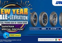 IRCTire Kasih Special Promo 4 Tipe Ban di Tahun Baru IRCTire Kasih Special Promo 4 Tipe Ban di Tahun Baru