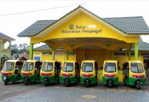 Gelis Luncurkan Angkutan Penumpang 3 Roda Belis di Pulau Penyengat Gelis Luncurkan Belis