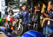 Sunmori Awali Meet & Greet Shinya Nakano dengan Konsumen Arai Nakano Shuriken Gold