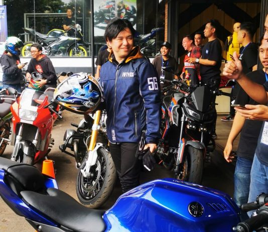 Sunmori Awali Meet & Greet Shinya Nakano dengan Konsumen Arai Nakano Shuriken Gold
