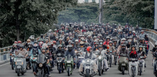 Saturday FebruaRide, Ratusan Bikers Riding Santai Ramaikan IIMS 2024