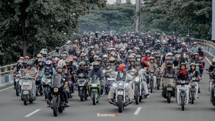 Saturday FebruaRide, Ratusan Bikers Riding Santai Ramaikan IIMS 2024