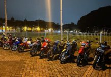 Kopdar Night Ride 2 Stroke Tangsel Sambut Ramadan Komunitas 2 Stroke Tangsel, Puluhan Member Riding Bareng