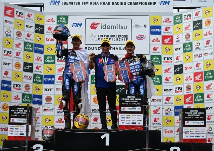 Tim YRI Podium 1-2 AP250 Wahyu Nugroho Rookie SS600 Terbaik