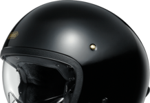 SHOEI J-O+, Helm Open Face Retro dengan Visor Internal SHOEI J-O+, Dengan Material AIM dan Visor Yang Bisa Dipasang