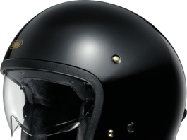 SHOEI J-O+, Helm Open Face Retro dengan Visor Internal SHOEI J-O+, Dengan Material AIM dan Visor Yang Bisa Dipasang