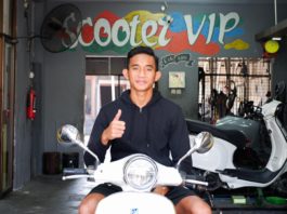 Kapten Timnas U23 Memodifikasi Vespa Primaveranya pada Bagian ini Kapten Timnas U23 Memodifikasi