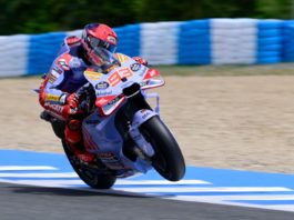 Basah, Marc Marquez Raih Pole Position Hasil Q2 MotoGP Jerez