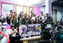Riding & Sharing 4.0 AOP: Berbagi Kebahagiaan ke Panti Asuhan