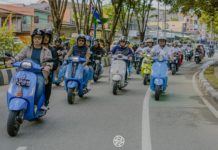 Vespa Sprint dan Primavera Terbaru Sapa 5 Kota, Ajak Riding Komunitas Komunitas Vespa riding