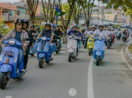 Vespa Sprint dan Primavera Terbaru Sapa 5 Kota, Ajak Riding Komunitas Komunitas Vespa riding