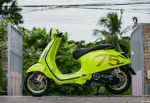 Modifikasi Vespa Primavera 150 Racing Look, Pamer Setang Nunduk Biar Sporty Modifikasi Vespa Primavera