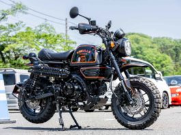 Konsep Hitam Modifikasi Honda Monkey 125, Tampilan Jadi Gahar Modifikasi Honda Monkey 125