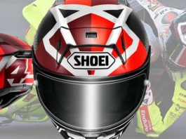 Shoei X-Fifteen Diggia2, Helm Full-Face Replika Milik Fabio Di Gianantonio Shoei X-Fifteen Diggia2, Helm Full-Face Replika Milik Fabio Di Gianantonio