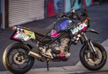 Vandal 450, Modifikasi Adventure Jadi Supermoto yang Unik Vandal 450, Custom Adventure Jadi Supermoto yang Unik