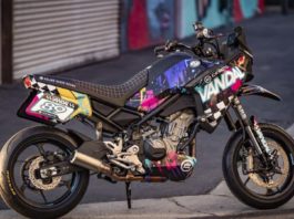 Vandal 450, Modifikasi Adventure Jadi Supermoto yang Unik Vandal 450, Custom Adventure Jadi Supermoto yang Unik