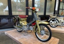 Modifikasi Honda Super Cub Gaya Thailook, Mesin Supra Injeksi dan Part JDM Asli Modifikasi Honda Super Cub Thailook