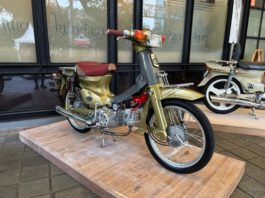 Modifikasi Honda Super Cub Gaya Thailook, Mesin Supra Injeksi dan Part JDM Asli Modifikasi Honda Super Cub Thailook