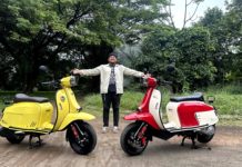 Test Ride Scomadi Piccolo 150i dan Turismo Technica 200w, Skutik Inggris Bertema Retro Modern Scomadi