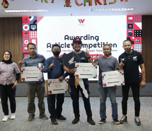 Apresiasi Wahana Honda untuk Karya Jurnalistik serta Blogger-Vlogger