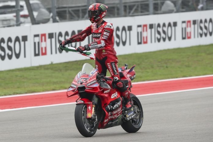 Race MotoGP 2025 Amerika Bagnaia Marquez