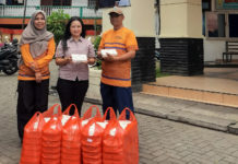 Wahana Honda Salurkan Bantuan untuk Tim Pekerja Pasca Banjir Jakarta Wahana Bantuan Banjir