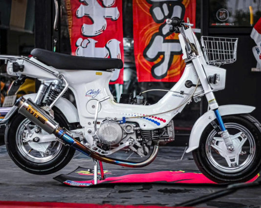 Ala Thailook, Modifikasi Honda Chaly 50 Jadi Kecil-Kecil Racing! Modifikasi Honda Chaly 50