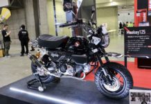 Modifikasi Honda Monkey 125 GP Magnum, Gahar Bergaya Racing Look Modifikasi Honda Monkey 125 GP Magnum