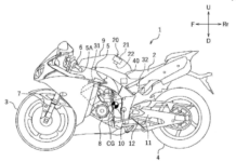 Yamaha Ajukan Paten Airbag Sepeda Motor, Akan Produksi? Airbag sepeda motor Yamaha
