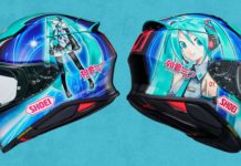 Shoei Rilis Helm Anime Edisi Terbatas, Kolaborasi Hatsune Miku dan Gundam Helm Shoei Anime Hatsune Miku Gundam