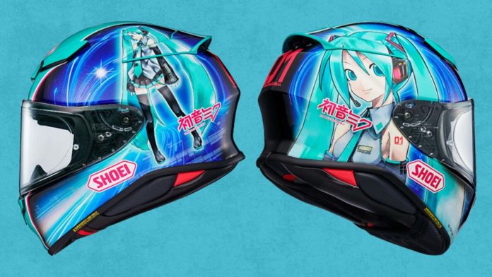 Helm Shoei Anime Hatsune Miku Gundam