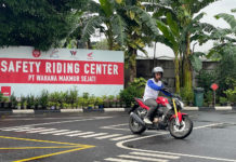 Wahana Honda Perkuat Kampanye #Cari_Aman Lewat Safety Riding Center Honda di Jatake Wahana Makmur Sejati Safety Riding