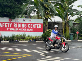 Wahana Honda Perkuat Kampanye #Cari_Aman Lewat Safety Riding Center Honda di Jatake Wahana Makmur Sejati Safety Riding
