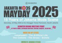 Jakarta Mods Mayday 2025 Siap Digelar, Rayakan 15 Tahun Budaya Mods Jakarta Mods Mayday 2025