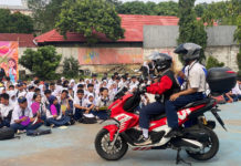 Wahana Honda Edukasi Safety Riding Ribuan Siswa SMK saat MPLS 2025 Wahana Honda Safety Riding