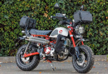 Modifikasi Monkey 125 Takegawa, Mini Bike Serbaguna Siap Turing Modifikasi Honda Monkey Takegawa