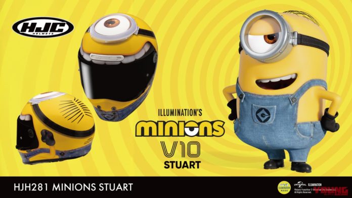 HJC V10 Minions Stuart