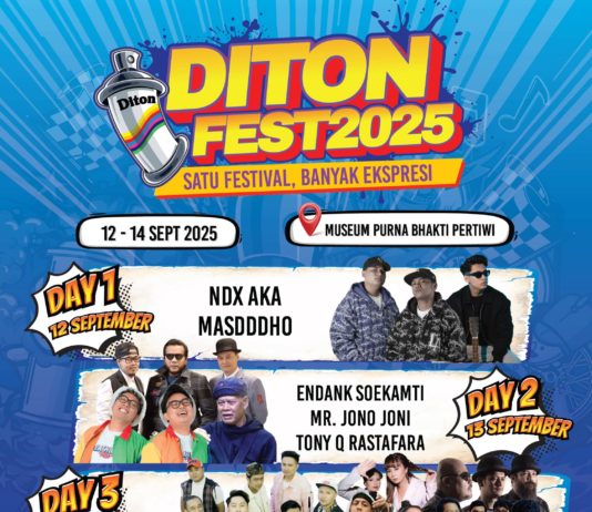 Diton Fest 2025, Festival Ekspresi Kreatif Hobi dan Gaya Hidup Urban Diton Fest 2025