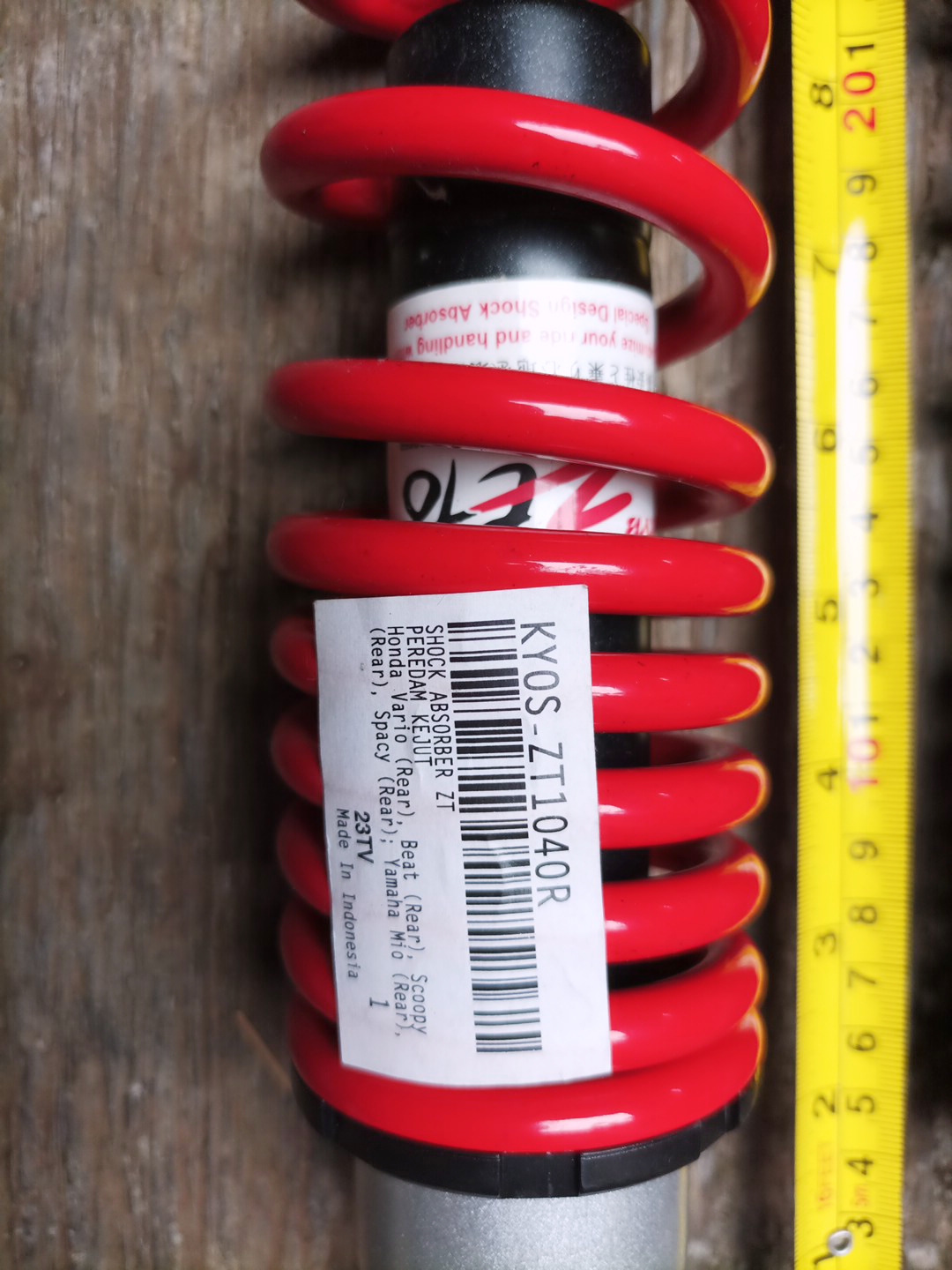 Menjajal Shockabsorber KYB Zeto