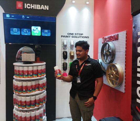 IMOS 2025: Ichiban Bawa Cat Semprot Otomotif Buat Custom Ichiban Cat Semprot