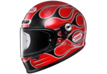 SHOEI Rilis Glamster Blast, Helm Full Face Neo-Klasik dengan Desain Api Ikonik SHOEI Glamster Blast