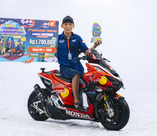 Tampilan Honda Vario 160 Konsep MotoGP Jadi National Champion Honda Modif Contest 2025 Honda Vario 160 MotoGP Juara Nasional HMC 2025