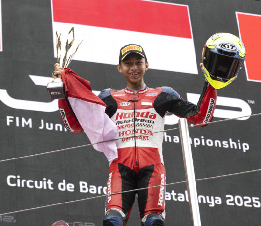 Kiandra Ramadhipa Sukses Podium Satu di European Talent Cup Catalunya 2025 Muhammad Kiandra Ramadhipa ETC 2025