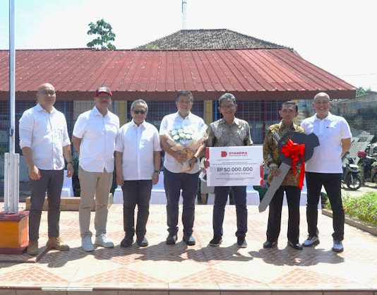 Dyandra Promosindo Renovasi Fasilitas SMP Ganesa Satria, Dorong Semangat Belajar Siswa Dyandra Promosindo Renovasi