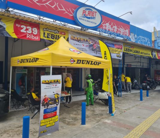 Dunlop dan Planet Ban Edukasi Keselamatan Berkendara Lewat Safety Campaign di Jabodetabek Dunlop Planet Ban